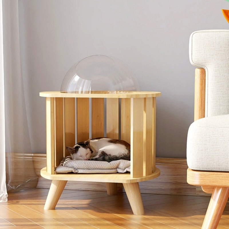 Wooden Cat Bed | Space Capsule Cat Bed | Summer