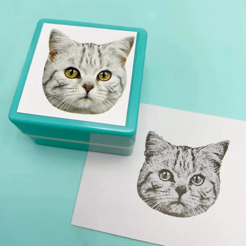 Custom Pet Portrait Stamp(7colors)
