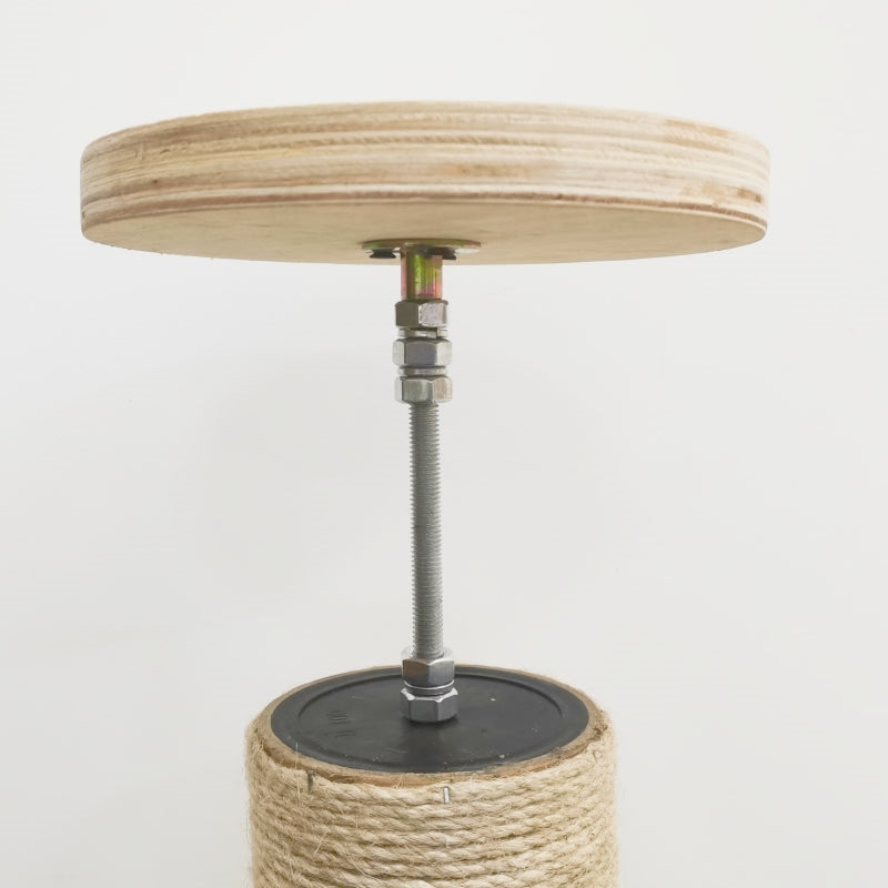 Solid wood Floor to Ceiling Cat Tree with Scratching Post