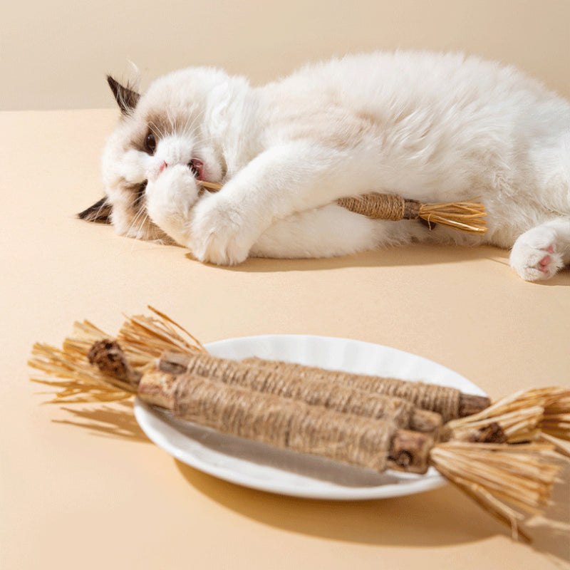 Silvervine - Palitos Para Gatos, 15 Piezas De Juguete Silvervine Para Gatos Envueltos Con Hierba Gatera Natural Cepillo De Dientes Para Gatos Silvervine - Palitos Para Gatos, 15 Piezas De Juguete Silvervine Para Gatos Envueltos Con Hierba Gatera Natural Cepillo De Dientes Para Gatos