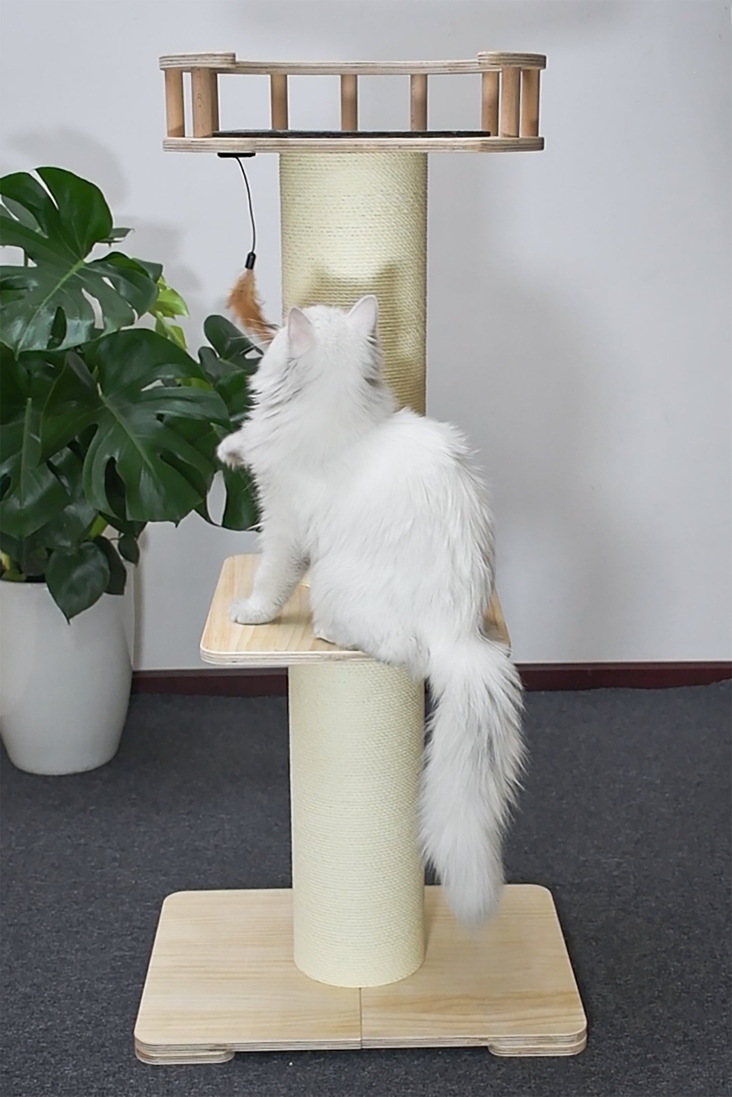 6.3" Thick Pillar Cat Tree (Springboard)