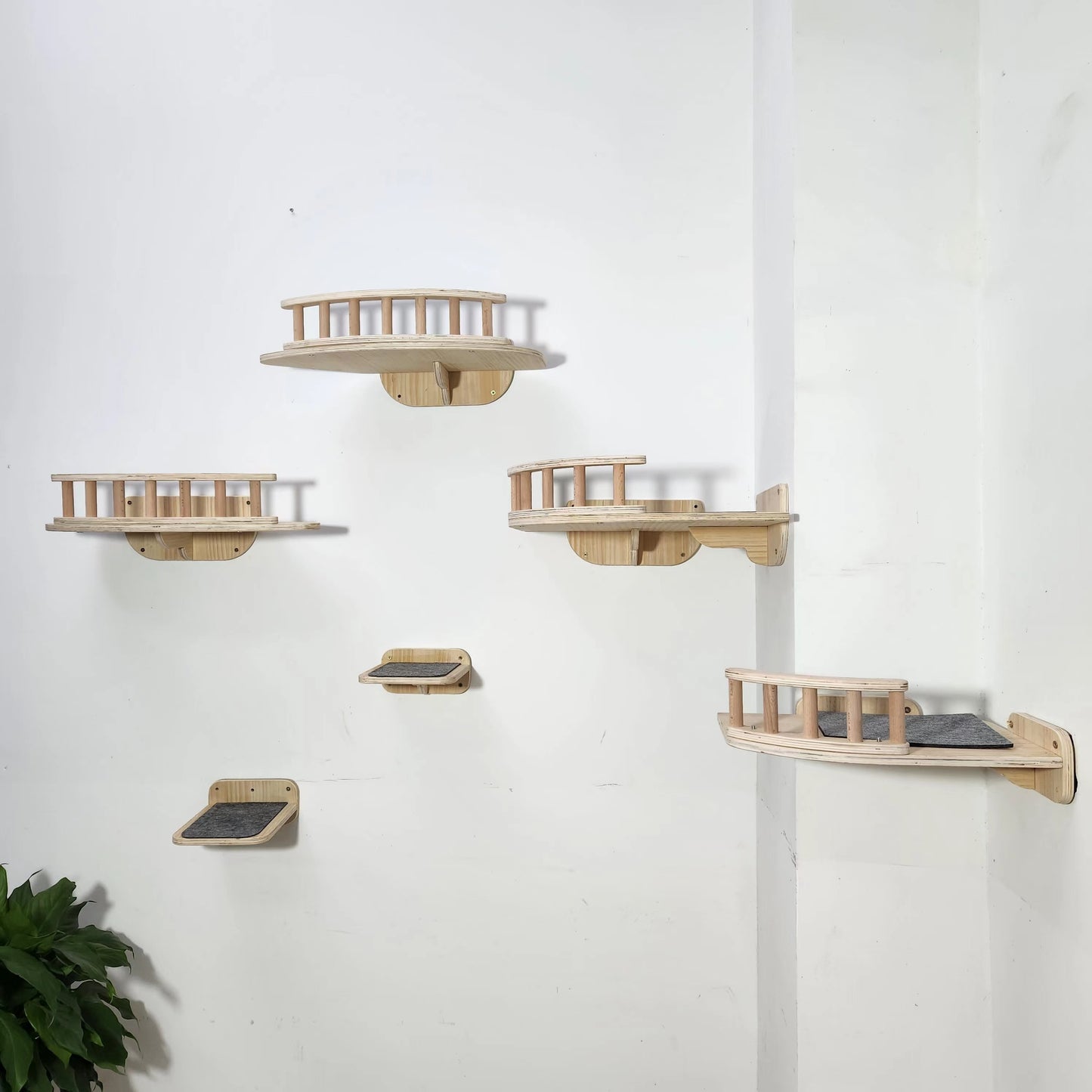 Cat Wall Shelves (Corner Shelves)