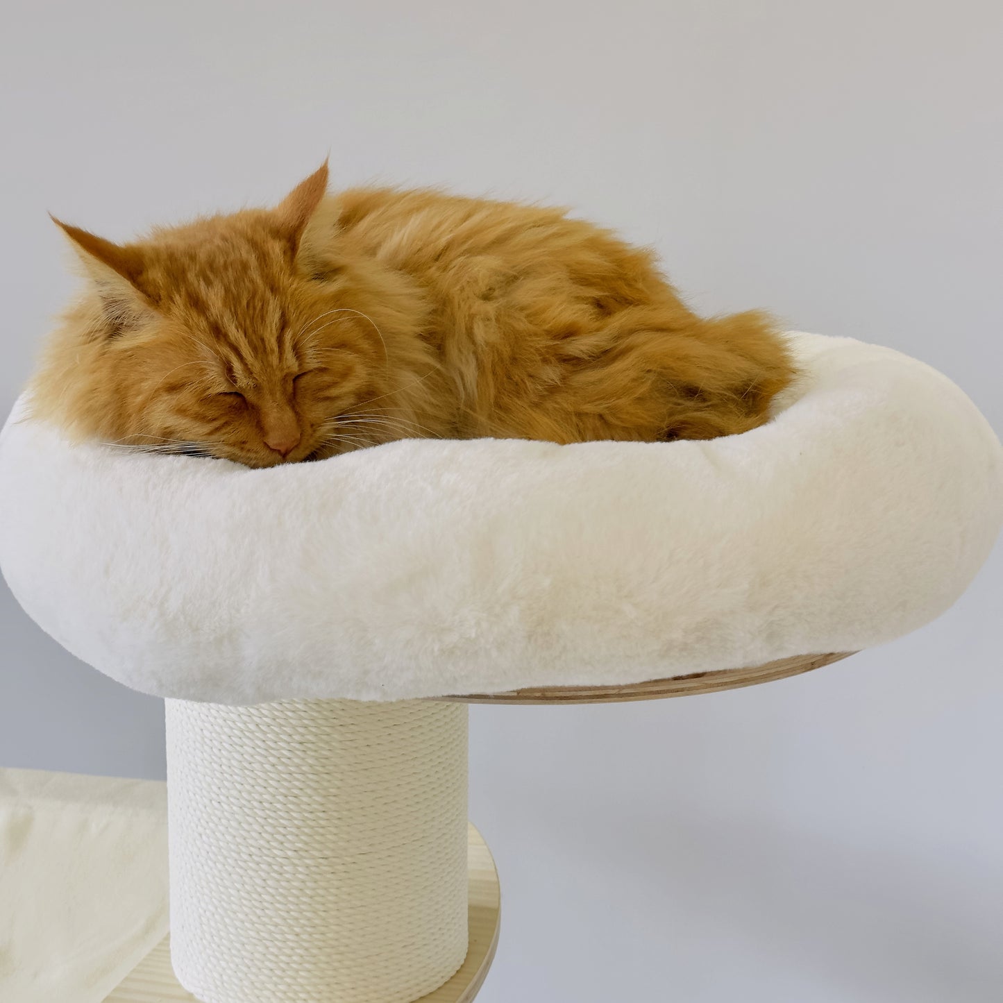 6.3” Thick Pillar Cat Tree (4 Tiers)