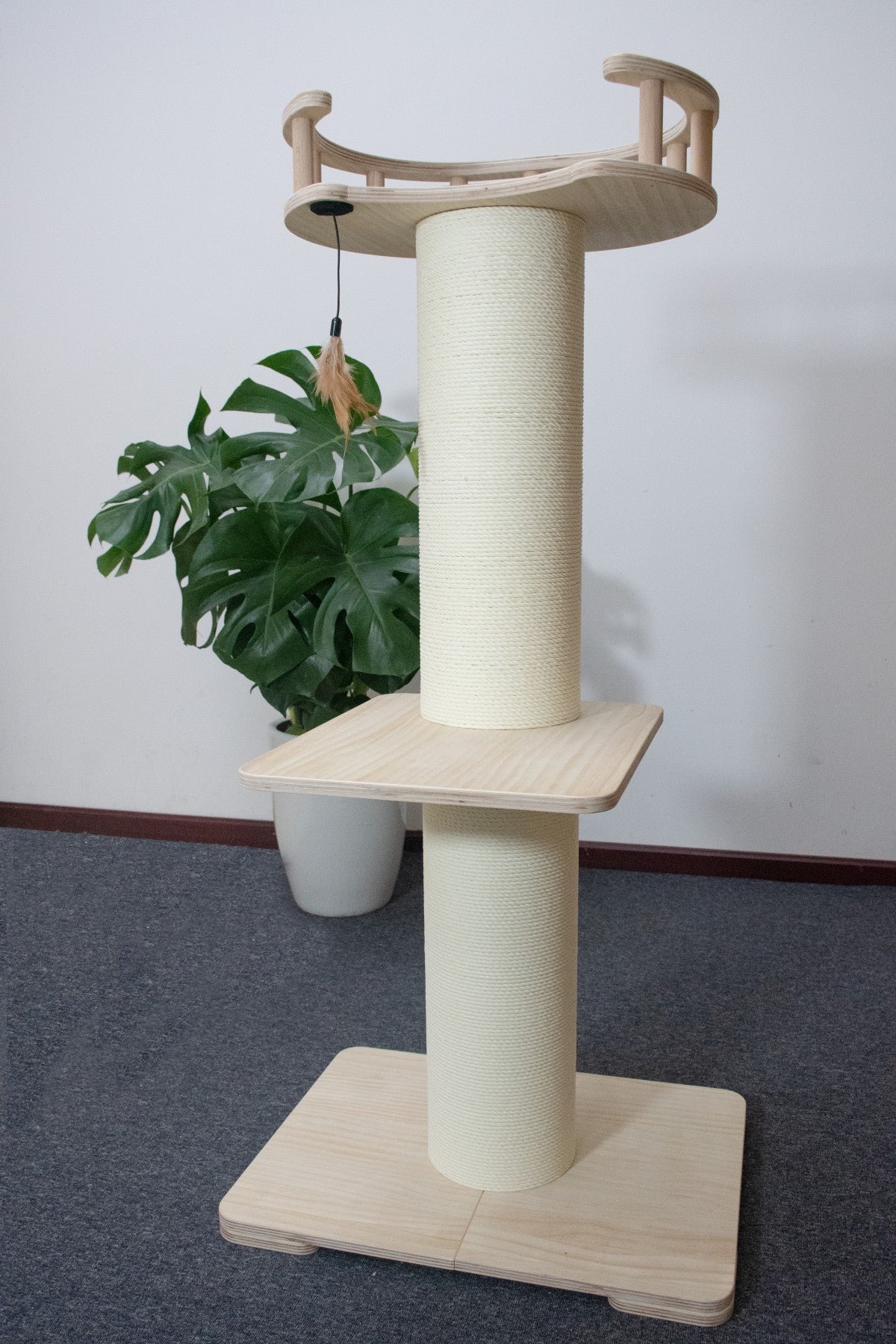 6.3" Thick Pillar Cat Tree (Springboard)