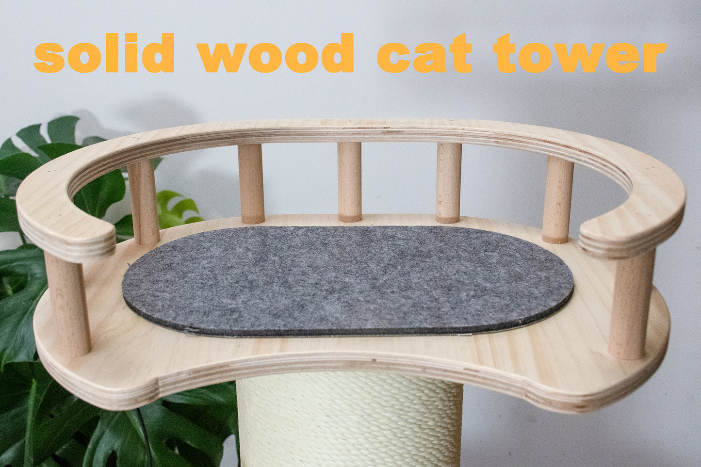 6.3" Thick Pillar Cat Tree (Springboard)