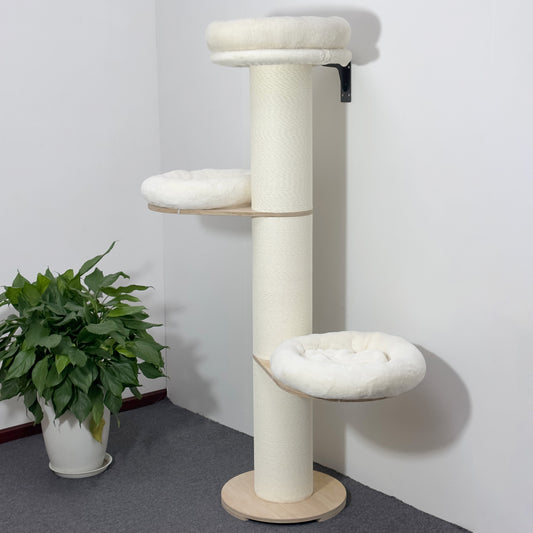 7.87" Thick Pillar Large Cat Tree (3 Perches)