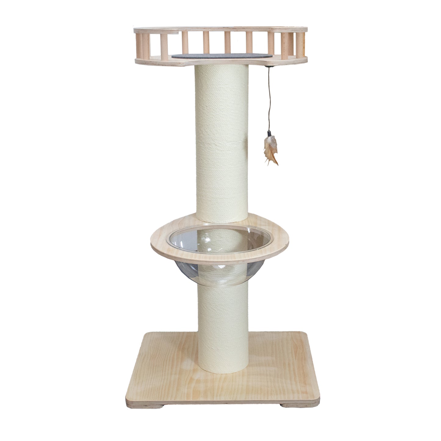 6.3" Thick Pillar Cat Tree(Dome Space Capsule)