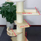 6.3” Thick Pillar Cat Tree (4 Tiers)