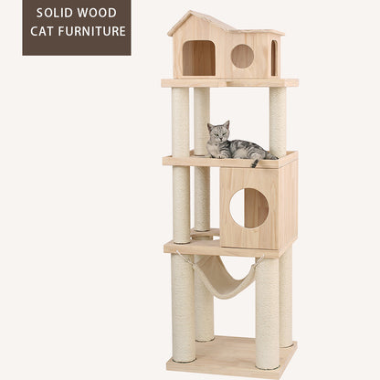 Oversized cat climbing frame cat tree