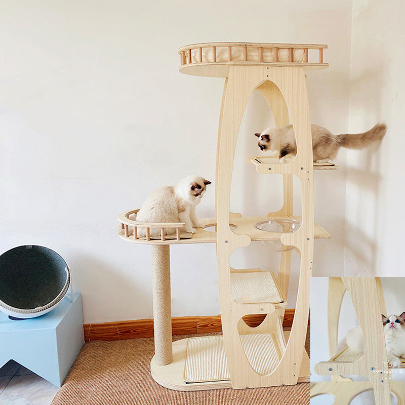 Luxury Cat Tree Tower House Cat Castle