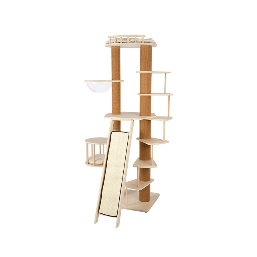 Solid wood large cat climbing frame