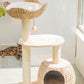 Summer cool cat bed Natural cattail cat tree