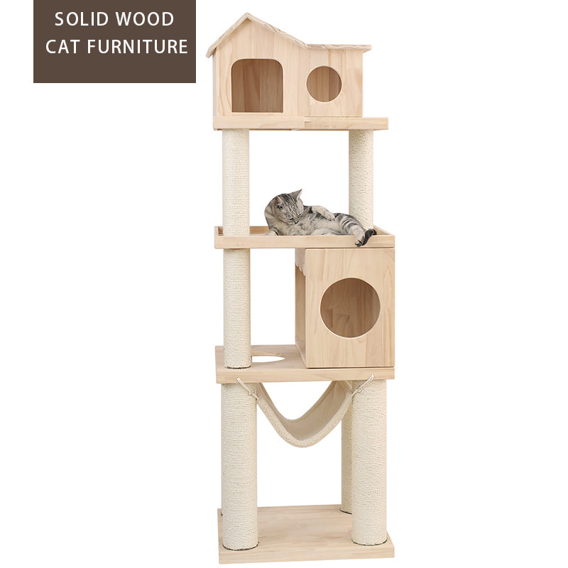 Oversized cat climbing frame cat tree