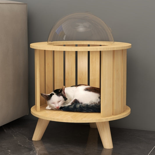 Wooden Cat Bed | Space Capsule Cat Bed | Summer