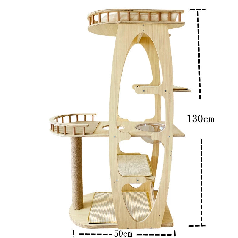 Luxury Cat Tree Tower House Cat Castle