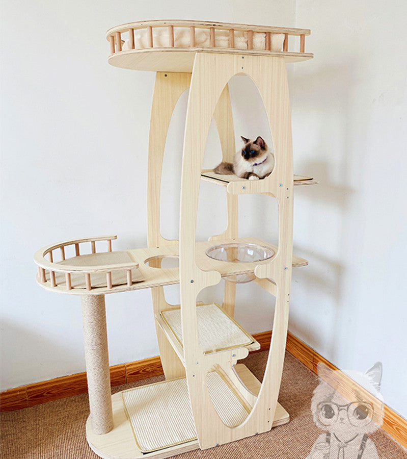 Luxury Cat Tree Tower House Cat Castle