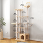 Summer cool solid wood cat tree Cat ears cat tower