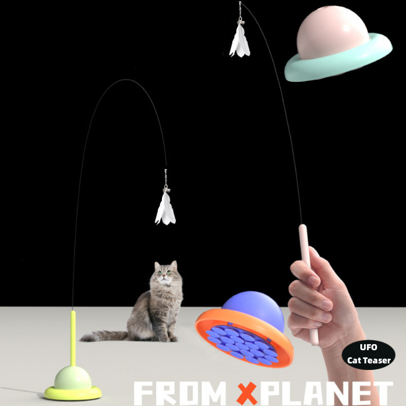 UFO Cat teaser Cat toy wand Cat teaser toy