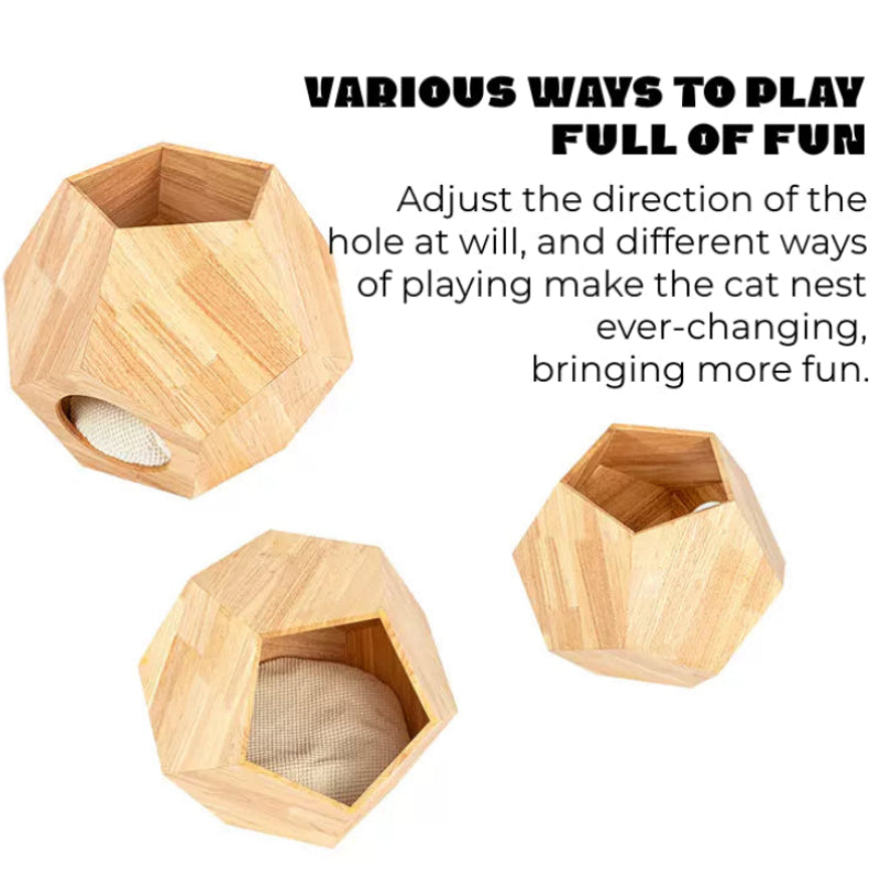 Geometric deals cat bed