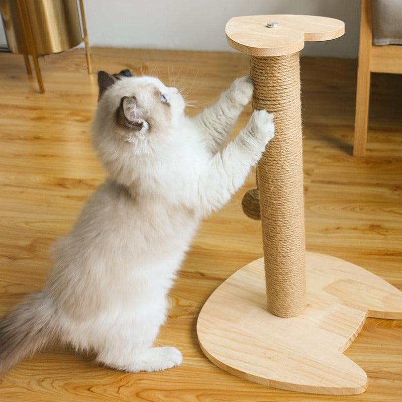 Sisal Cat Scratching Post Wooden Cat Toy Cat Scratcher 3types