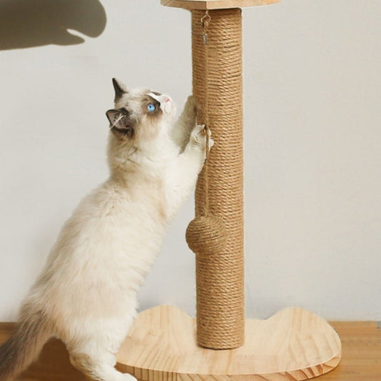 Sisal Cat Scratching Post Wooden Cat Toy Cat Scratcher 3types