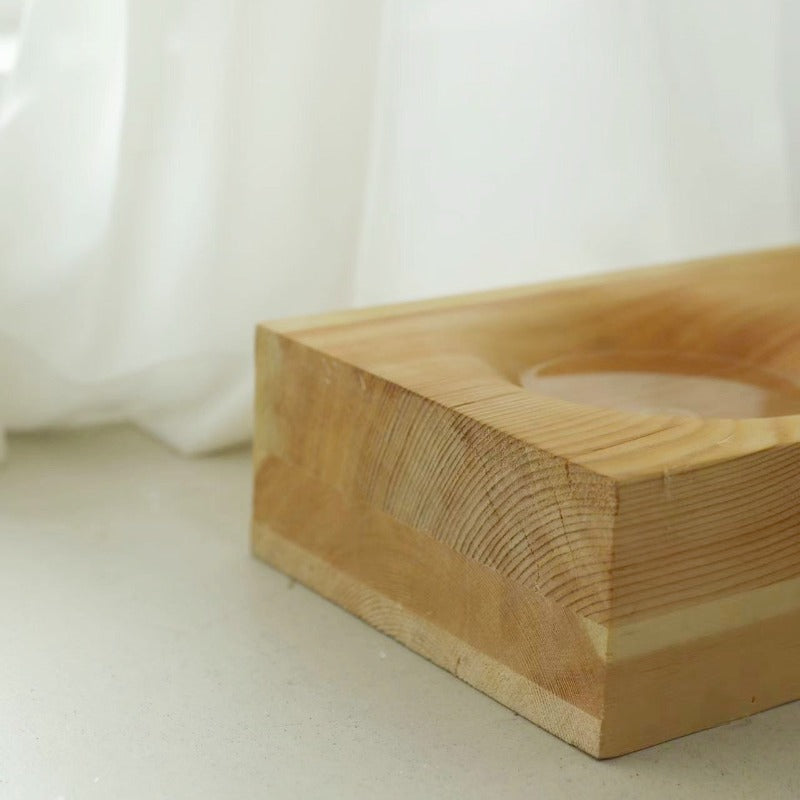 Real Wood Pet Bowl & Feeder | Dog Bowl | Cat Bowl