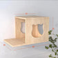 Wall-mounted cat tree shelf cat scratching post