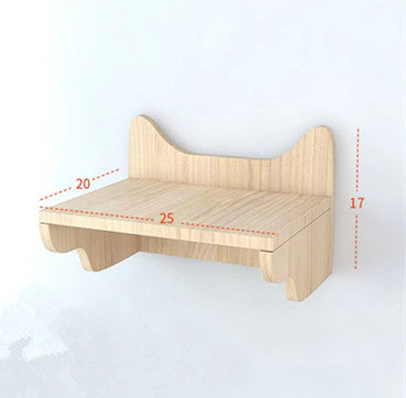 Wall-mounted cat tree shelf cat scratching post