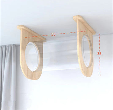 Wall-mounted cat tree shelf cat scratching post