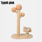 Solid wood Cat Scratching Post Cute Sisal Cat Scratcher 4types